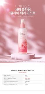 Xịt dưỡng thơm tóc The Face Shop Cherry Blossom Clear Hair Mist 200ml