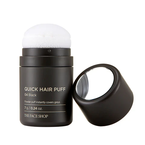 Phấn che khuyết điểm tóc The Face Shop Quick Hair Puff 04 Black