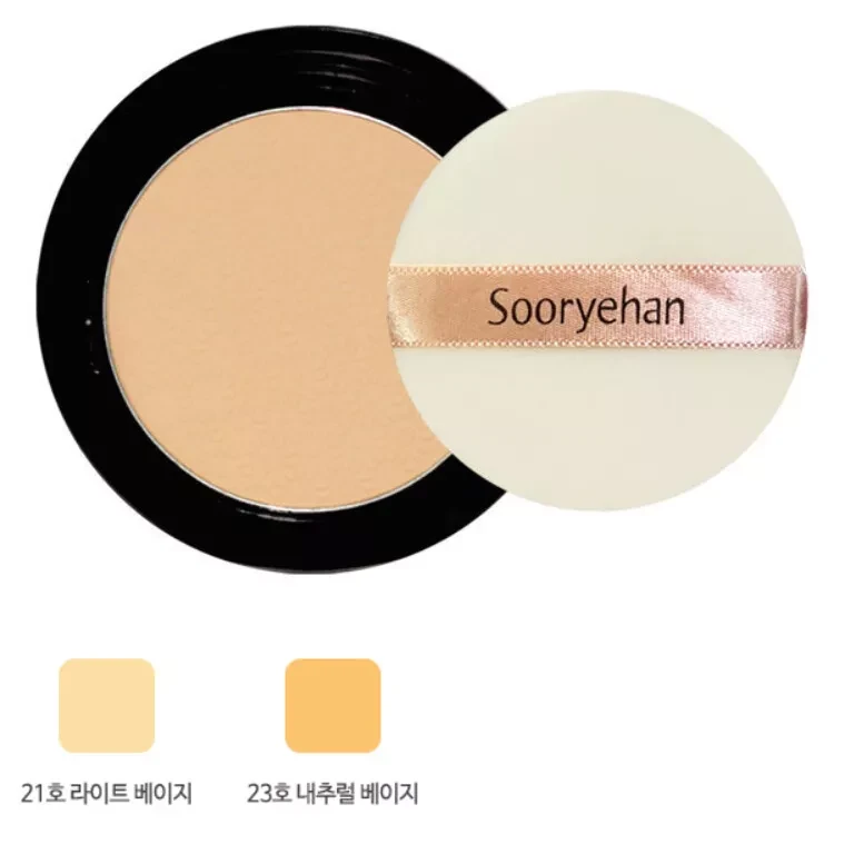 Lõi Phấn Phủ Trang Điểm Sooryehan Yeon Silky Pact No.23 Natural Beige , Refill