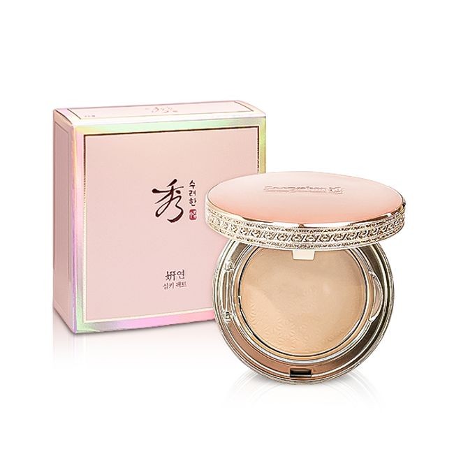 Phấn Phủ Trang Điểm Sooryehan Yeon Silky Pact No.21 Light Beige