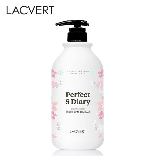 Sữa tắm hoa anh đào Lacvert Perfect S Diary  Cherry Blossom Body Wash 1000ml