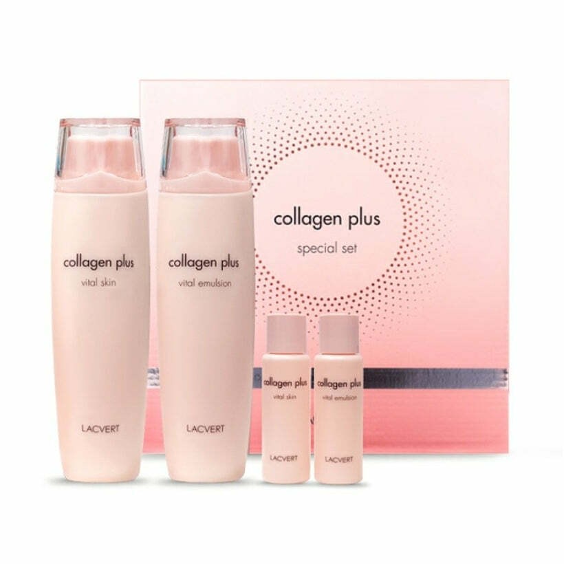 Combo 2 sản phẩm dưỡng da bổ sung collagen Lacvert  Collagen Plus Vital Skin Care 2 Pieces Set