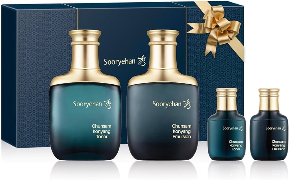 Set dưỡng cao cấp cho nam giới SOORYEHAN Chunsam Konyang Skincare 2 Products Set