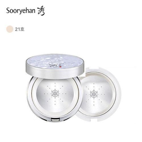 Set phấn nước + lõi tặng kèm chống nước SOORYEHAN Bichaek Metal Cushion SPF50+/PA+++ No.21