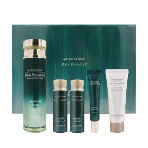 Bộ sản phẩm với Tinh chất Retinol Cải thiện nếp nhăn vượt trội ISA KNOX Age Focus Prime Wrinkle For All Serum Special Set