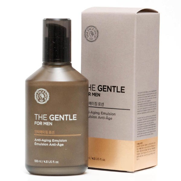 Tinh chất cân bằng, cấp ẩm The Face Shop The Gentle For Men Anti-aging Lotion 135ml