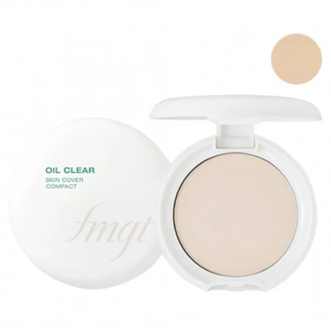 Phấn Phủ Trang Điểm Dạng Nén Nâng Tông The Face Shop fmgt Oil Clear Skin Cover Pact No.201