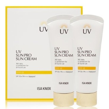 Set kem chống nắng độ che phủ cao ISA KNOX UV Sun Pro 365 Daily Cover Sun Do