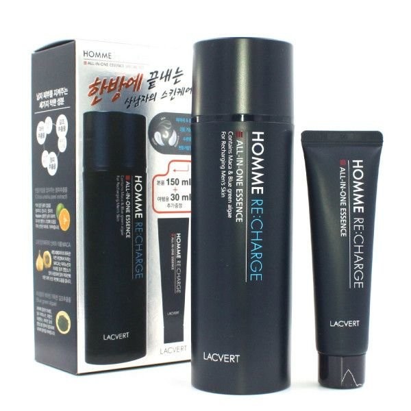 Combo nước dưỡng cấp ẩm giảm lão hóa LACVERT Homme Recharge All-in-one Essence 150ml + 30ml