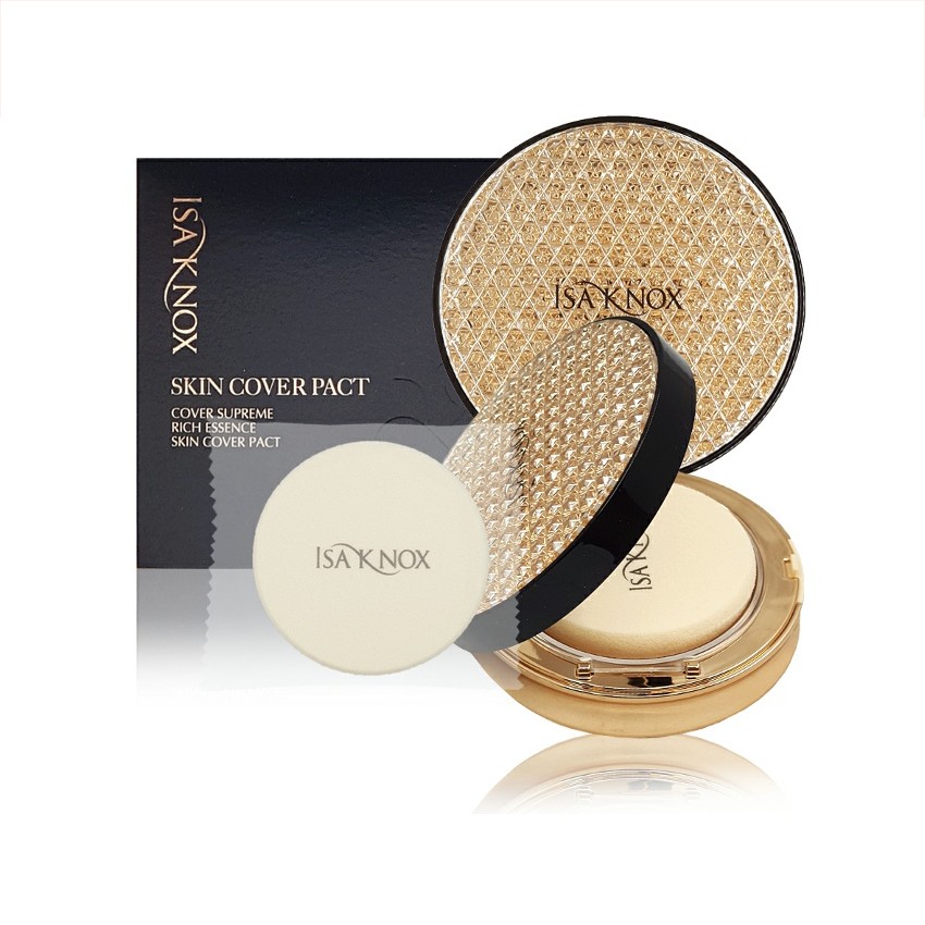 Phấn Nền Cung Cấp Dưỡng Chất Isa Knox Cover Supreme Rich Essence Skin Cover Pact, No.23