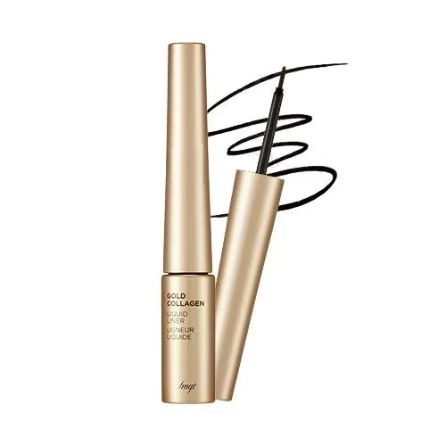 Kẻ Mắt Nước Fmgt Gold Collagen Liquid Liner Black  5.5g