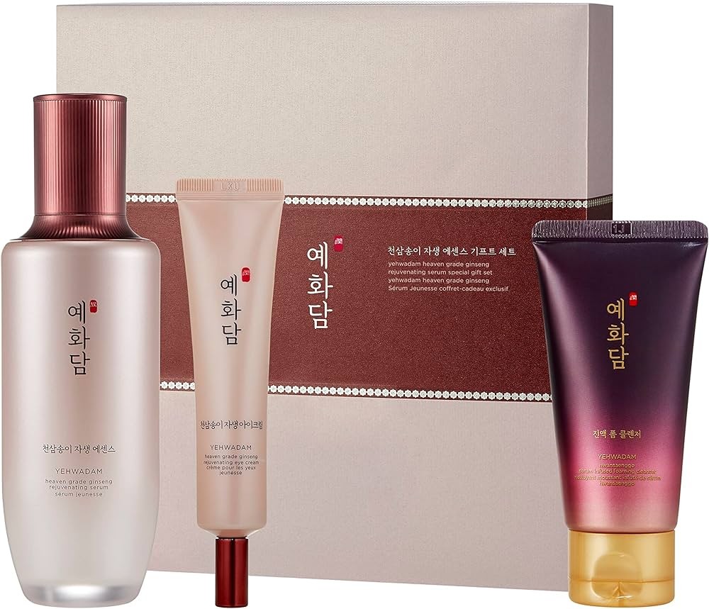 Set Tinh chất và Kem mắt chống lão hóa Yehwadam Heaven Grade Ginseng Rejuvenating Serum Special Gift Set